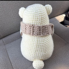 くまさん　あみぐるみ  ハンドメイドの画像