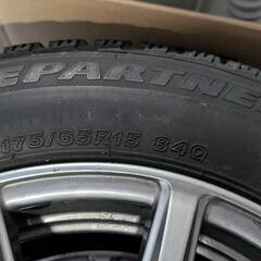 【早め希望】175/65R15 ブリヂストン ICEPARTNER2 4本セット　ECO FORME アルミホイール付きの画像