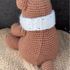 クマさん　あみぐるみ  ハンドメイドの画像