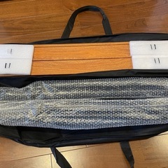 アウトドアテーブル 120×70×45~65 高さ調整可 折りたたみ 収納バッグの画像
