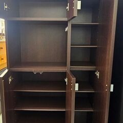 ✨️ジモティー割引✨️【ジャングルジャングル堺初芝店】　シューズボックス　ダークブラウン　堺市（東区　西区　北区　南区　堺区　美原区）高石市　泉大津市　忠岡町　和泉市　松原市　大阪狭山市の画像