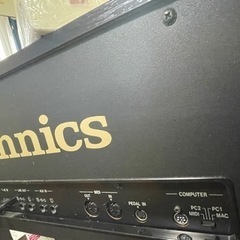 【値下げしました】Technics 電子ピアノ　高さ調整椅子付きの画像