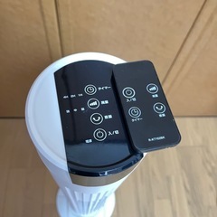 美品タワーファン　扇風機　リモコン付きの画像