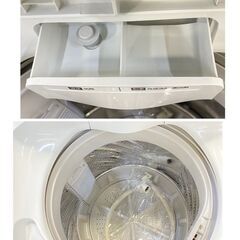 ジ325/ アイリスオーヤマ 全自動洗濯機 IAW-T504 2022年製 洗濯容量 5.0kg IRIS OHYAMA コンパクト ホワイトの画像