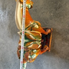 馬の置物　陶器　中国の画像