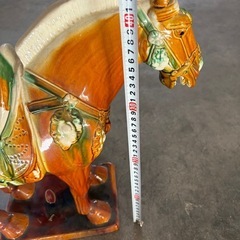 馬の置物　陶器　中国の画像
