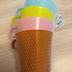 くまプラスチックカップの画像