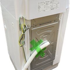 ジ328/  Hisense ハイセンス e angle エディオンオリジナル 2022年製 7.0kg全自動洗濯機 洗剤 柔軟剤自動投入 レトロ調ホワイト ANG-WM-B70-Wの画像