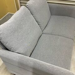 [受け渡し決定]IKEA　2人掛けソファー　ライトグレー　【管理番号４１６】の画像