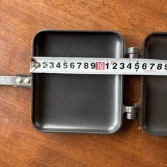 ホットサンドクッカー　キャンプにの画像