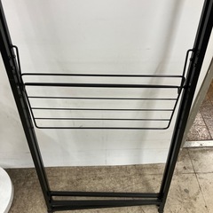 O2508-011 洗濯物干し 3連 折り畳み キズ汚れ有りの画像