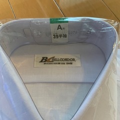 新品　ワイシャツ　半袖　2枚組　麻混　の画像