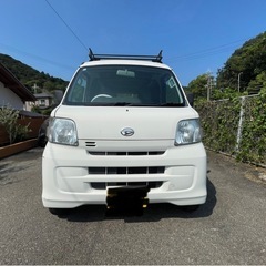 ✴︎乗って帰れるダイハツ　ハイゼットカーゴ　ルーフキャリア付きの画像