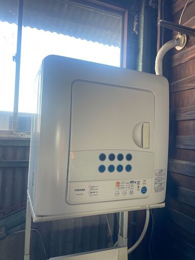 【即購入・値下げok!】ジャンク品 衣類乾燥機　東芝ED-45C(中古) 中古 4.5kg 電気衣類乾燥機 東芝 ED-45C 2014年製 6ヶ月保証付き