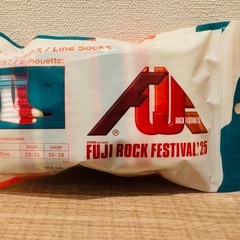 未使用、未開封フジロックコラボ限定品　ファミマラインソックス　の画像