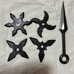 忍者なりきりセット　ハロウィン　手裏剣　110から120の画像