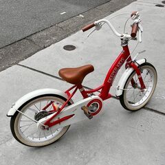 DEPPER キッズ用 自転車 赤 16インチの画像