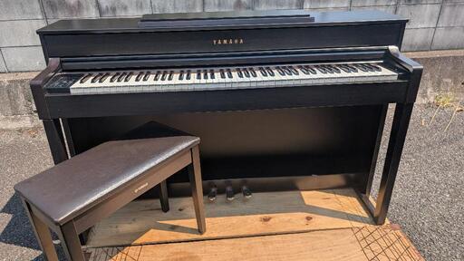 配達無料 人気の木製鍵盤 YAMAHA 電子ピアノ CLP-545R 14年製 ヤマハ - 配達無料 人気の木製鍵盤 YAMAHA 電子ピアノ CLP-545R