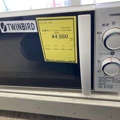 J5521 【リユースのサカイ柏店】　電子レンジ　ツインバード　DR-D429　2019年製　 クリーニング済み 　 参考価格9980円の画像