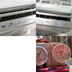 シャープ/SHARP ルームエアコン AC-28SFT 2024年式/中古品 8～10畳用 100V 冷暖房 プラズマクラスター ポンプダウン済/動作品の画像