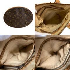 ルイヴィトン LOUIS VUITTON トートバッグ モノグラム バケットPM M42238 ブラウンの画像