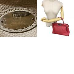 フェンディ FENDI ハンドバッグ ピーカブー セレリア 8BN226 レッドの画像