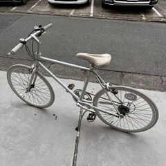 ALL STREET オールストリート クロスバイク 白 25インチの画像