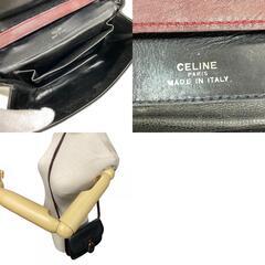 セリーヌ CELINE ショルダーバッグ フリンジ丸形 タッセルミディアム ブラックの画像