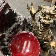 2508-013 龍の置物 玉無しドラゴンの画像