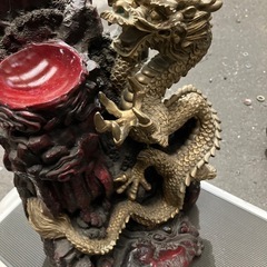 2508-013 龍の置物 玉無しドラゴンの画像