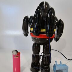 ●未使用デッドストック(^^♪●ビリケン　ブリキ　電動リモートコントロール　鉄人28号　黒　ビンテージ品●相模原●の画像