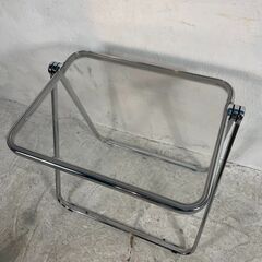 ◆🔶送料無料・設置無料有り🔶◆CASTELLI Platone 折りたたみクリアテーブル リプロダクトの画像