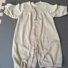 ドレスオール 50~60  ベビー服 ツーウェイ ベビー 未使用に近いの画像