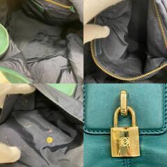 ロエベ LOEWE ハンドバッグ カリエ ショルダー トートバッグ グリーンの画像