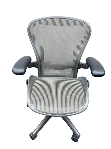 アーロンチェア Bタイプ フルサポート ランバーサポート付 オフィスチェア HermanMiller ハーマンミラー ブラック