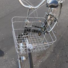 27インチ 🚲 中古 自転車 11,800円 🔁6段切替 🔑鍵新品 💡オートライト付 新規防犯登録料コミ 873の画像