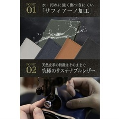 開封のみ♥エクスビータ 二つ折り財布（キャメル×ダークブラウン）の画像