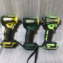 マキタインパクトドライバTD171D中古美品3台をオリジナルに染めました本体のみの画像
