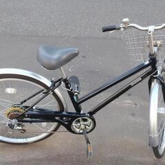 【売約済み】26インチ 🚲 中古 自転車 12,800円 🔁6段切替 🔑鍵新品 💡オートライト付 新規防犯登録料コミ 874の画像
