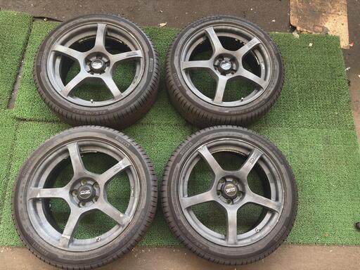 タ4 OZレーシング X-Line Torino 7J-17 100-5H +35 ピレリ 215/45R17 ほぼ新品 セリカ ZZT231
