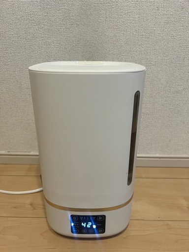 【12/29までこの価格】新品DKW-1603 加湿器 PIERIA 超音波式 ドウシシャ 超音波式加湿器 DKW-2040(WH) 2020年製 (だいきち