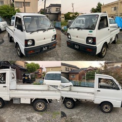 三菱　ミニキャブトラック　4WD 車検2年付‼️5万キロの画像