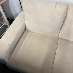 ローソファ ベージュの画像