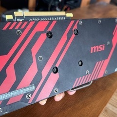 グラフィックボード　
MSI製Radeon RX 580 Armor 、8GB　の画像