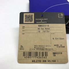 未使用品　ノースフェイス　THE NORTH FACE BC　ドットウォレット NM82319の画像