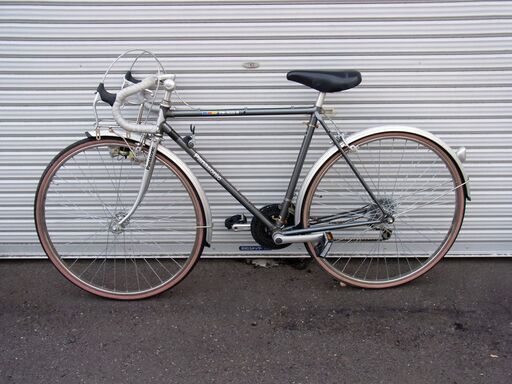 稀少 Panasonic/パナソニック ロードバイク/自転車 PN-500 27インチ UKAI27×4/1～13/8WO ステンホイール/現状渡/要メンテ