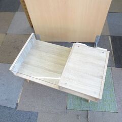 幅79㎝ ローテーブル 引き出し付き 奥行45×高さ37ｃｍ  ガラス センターテーブル ガラス  札幌 北20条店の画像