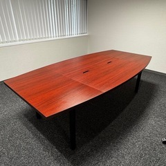 早い者勝ち！ぴっかぴか！240cm×120cm　ミーティングテーブルの画像