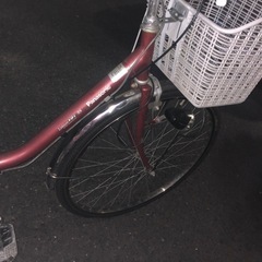 Panasonic ビビ・L 赤 電動アシスト自転車の画像