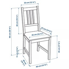 IKEA STEFAN ステーファン ダイニングチェア 3脚の画像